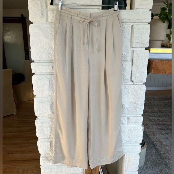 Club Monaco Elasticized Wide Leg Pant 100% Lyocell Size Small - Picture 4 of 15